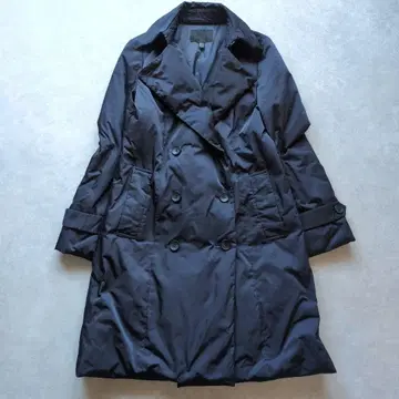 새상품급 ICB 다운 코트 A라인 M 상당 네이비