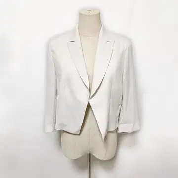 AIMER 에메 테일러드 자켓 L 라이트 그레이 7부 소매 숏 기장