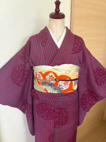 앤티크 오메시? 메이센? 꽃 문양 패턴