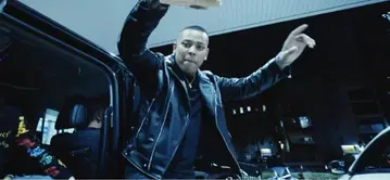 Eric.B.Jr 착용 ZARA 더블 라이더 페이크 가죽 자켓