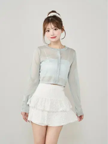 Darich 시어 로고 가디건 (새상품 미사용)