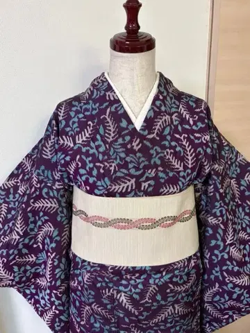 앤티크 명선 나뭇잎 패턴