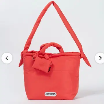 OUTDOOR PRODUCTS 패딩 토트 백 오렌지