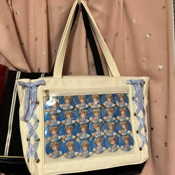 미남 고등학교 지구 방위부 유후인 엔 바토나마 캔뱃지 이타백