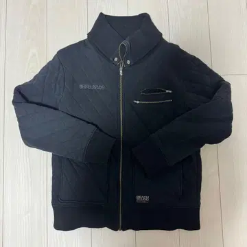 블랙 퀼팅 자켓