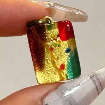 MURANO GLASS 꽃 펜던트