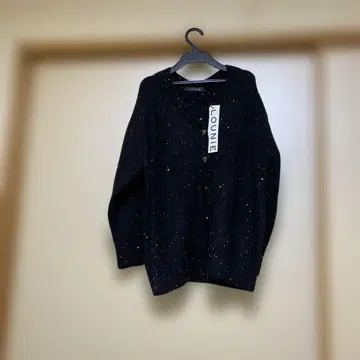 루니 스팽글 라메 가디건 택 포함 미사용 새상품