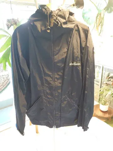 WILD THINGS 나일론 윈드 브레이커 네이비