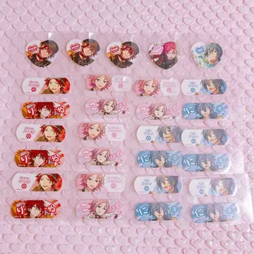 아마기 린네 오우카와 코하쿠 시이나 니키 앙스타 반창고