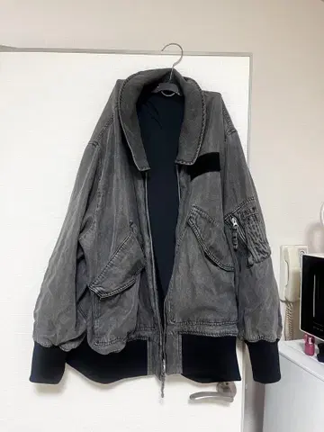 JEANASIS 리버서블 플라이트 자켓