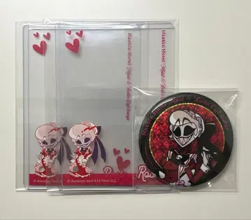 해즈빈 호텔 로지 애니카페 캔뱃지 데코 케이스