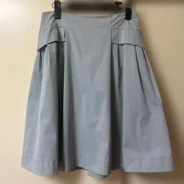스커트 40 M 사이즈 FOXEY 폭시 뉴욕 / 스카이블루 풍성한 플레어