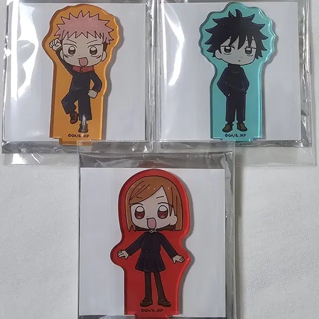 주술회전 미니 트레이딩 아크릴스탠드 유지 메구미 노바라 마키 판다