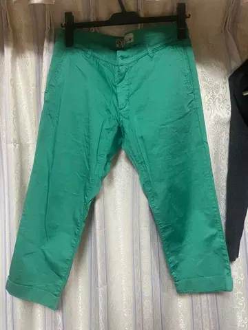 40weft 포티페프트 그린 데님 구제 의류