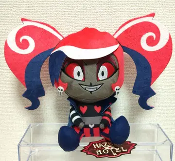 해즈빈 호텔에 오신 것을 환영합니다 앉은 봉제 인형 벨벳