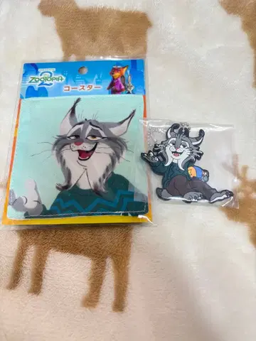 주토피아2 파우파트 코스터 데포러버 키링