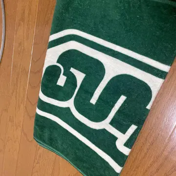 sumika 로고 그린 컬러 타월