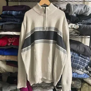 Eddie Bauer 에디 바우어 쿼터 지퍼 니트 스웨터