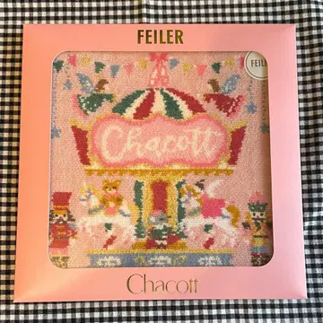 페이 x 차코트 콜라보 타월 손수건 너트 크래커 핑크