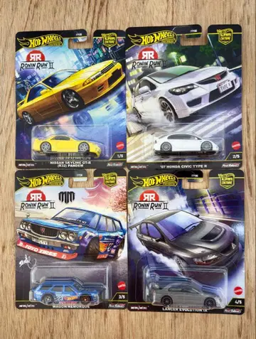Hot Wheels 4대 세트 Ronin Run II