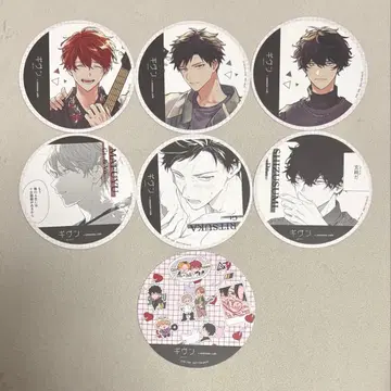 기븐 애니카페 애니메이트 카페 코스터 7점 묶음 판매