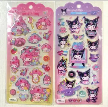 드롭 주얼리 씰 산리오 마이멜로디 쿠로미 2종 세트