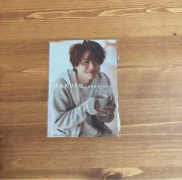 [ 주말 가격 인하 중 ] 새상품 테라니시 타쿠토 미니 클리어 파일
