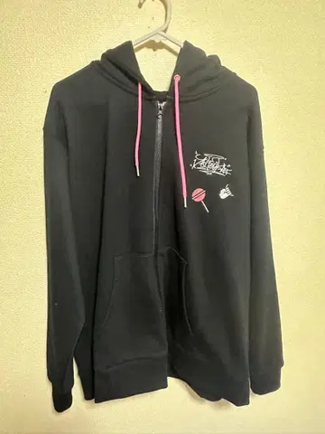 대요괴 nqrse 로손 콜라보 와미다시 후드티