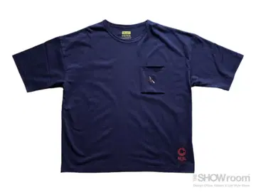 Cloveru Wide SWALLOW Tee - NAVY 클로버루
