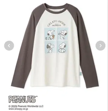 젤라또피케 오리지널 아트 원 포인트 롱T 스누피