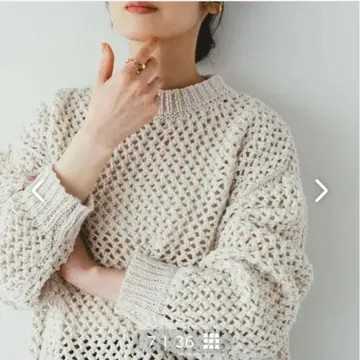 북유럽 생활 잡화점 LIYOCA 리요카 메쉬 편직 니트 그레이지