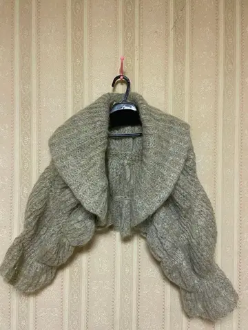 ROYAL PARTY 볼륨 슬리브 니트 가디건