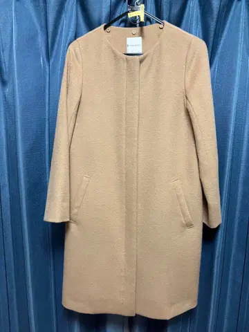 KUMIKYOKU 베이지 체스터 코트 S 사이즈