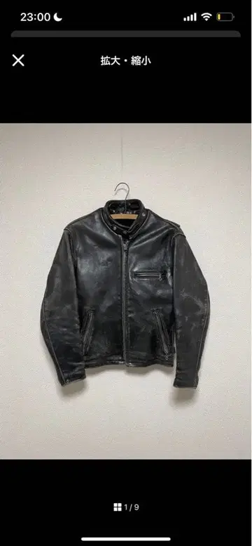 Schott USA제 싱글 라이더 가죽 자켓 90s 00s