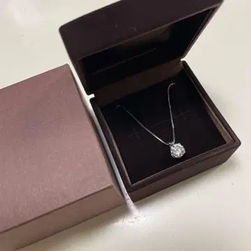 실버 다이아몬드풍 목걸이