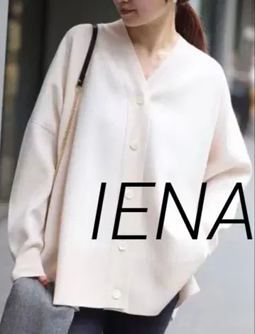 이에나 슈퍼 파인 스무스 판초 가디건