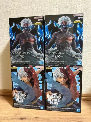 [나의 히어로 아카데미아] 다비, 토도로키 쇼토 피규어 4체 세트