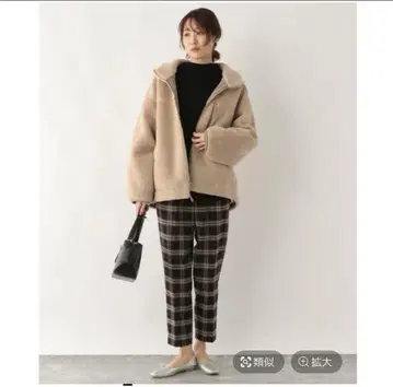 글로벌 워크 보아 스탠드 블루종 브라운 M