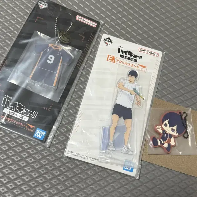 하이큐 쿠지 E F H세트 카게야마 단추키링 아크릴 스탠드 러버스트랩