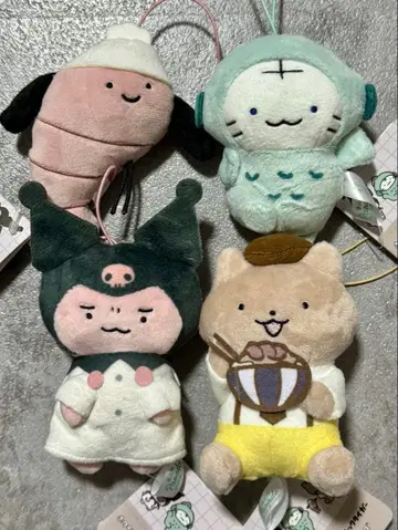 화이트 타이거와 블랙 타이거 산리오 마스코트