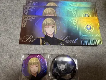 트위스테 루크 블레이징 주얼 라이브 캔뱃지 모노크롬