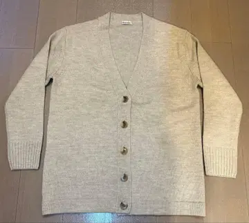 steven alan 베이지 V넥 가디건