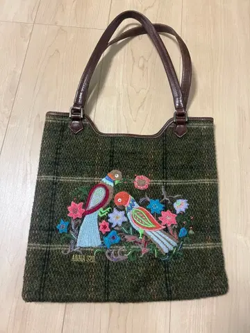 ANNA SUI 자수 새 디자인 핸드백
