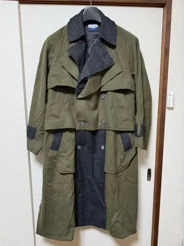 MAISON SPECIAL 오버레이어링 트렌치코트 사이즈 2