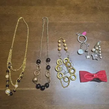 액세서리 세트 골드 목걸이 키링