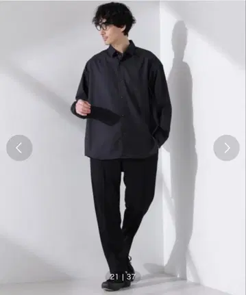 NANO universe 빅 드레이프 셔츠