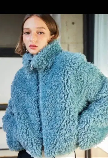 보아 자켓 파랑