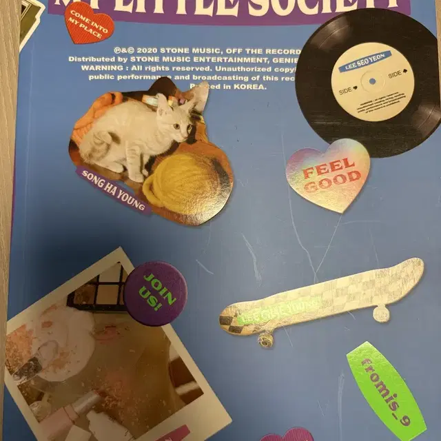 개봉 필굿 앨범 이나경 포카, 이채영 송하영 유닛 포카