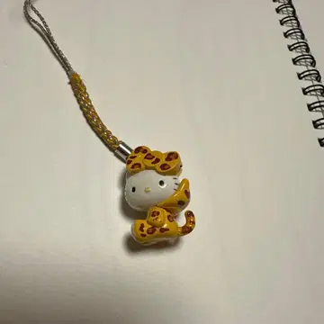 레어 지역 한정 헬로키티 오사카 한정판 레오파드 무늬 스트랩