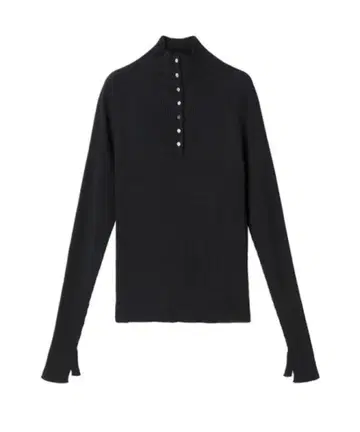 etre tokyo 2way 리브 홀가먼트 니트 black